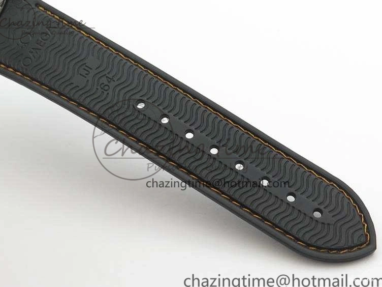 0127 GoodFit Planet Ocean Pro 45mm OMF 1:1 Best Edition Orange Marker On Rubber Strap A8500 (Black Balance Wheel) 8139